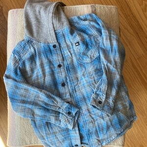 Quicksilver Flannel with Hood